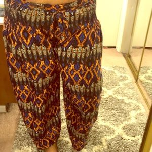 Aztec print Palazzo pants
